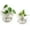 2, variant on PETGLE Wall Hanging Glass Terrariums Planter Oblate Flower Vase for Hydroponics Plants, Bathroom, Home Office Living Room Decor, Set of 2（Plants not Included）