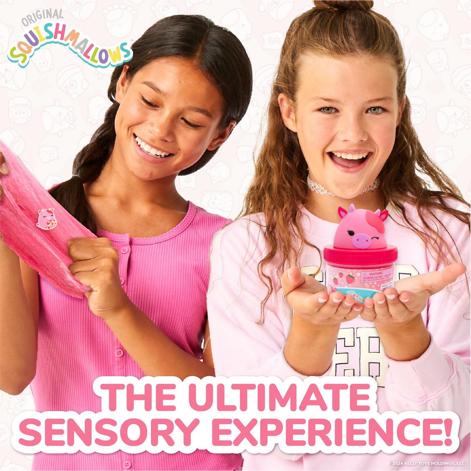 Squishmallows™ original Calynda la vache, substance gluante nuage de qualité supérieure