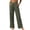 #357-Green, variant on Favoffer Women's Linen Long Pants Solid Color Side Pocket Loose Straight Leg Casual Trousers Breathable Lightweight Summer Bottom for Travel Street Leisure