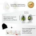 thumbnail image 7 of Uloveido Pear Cut Created Peridot Earrings Women,Fashion Crystal Teardrop Stud Earring Bridesmaid R815 (Light Green), 7 of 7