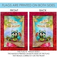 thumbnail image 5 of Toland Home Garden Red and Green Sentimental Raccoon Outdoor Garden Flag 18" x 12.5", 5 of 5