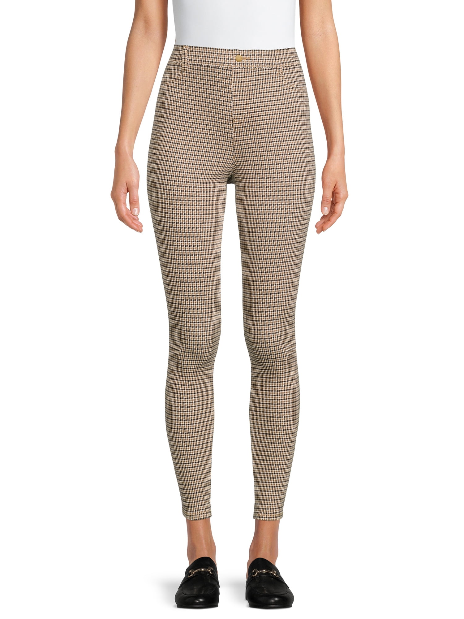 time and tru women's stretch knit jeggings