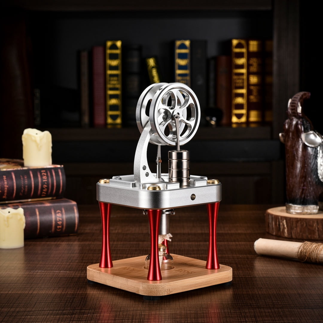 ENGINEKIT M16-C Vertical Water-Cooled High-Temperature Stirling Engine Model Kit Education Research Study