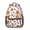 Basketball and Leopard, variant on Basketball and Jersey Gray Pattern Backpack for School, Cute School Bag with Adjustable Shoulder Straps and Padded Back, 15.3"x11"x6.7"