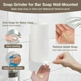 thumbnail image 5 of Unbranded Oval White Wall Mounted Soap Dispenser, 1 Piece, 1 Pack, 5 of 8
