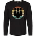 thumbnail image 3 of Inktastic Bowling Gift for Bowler Silhouette Bowling Pins Long Sleeve T-Shirt, 3 of 5