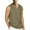 Army Green, variant on Men's Casual Fashion Solid V-neck Sports Sleeveless Vest