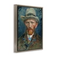 thumbnail image 4 of Stupell Industries Classic Van Gogh Portrait People Painting Brown Floater Framed Canvas Art Print Wall Art, 17 x 21, 4 of 10