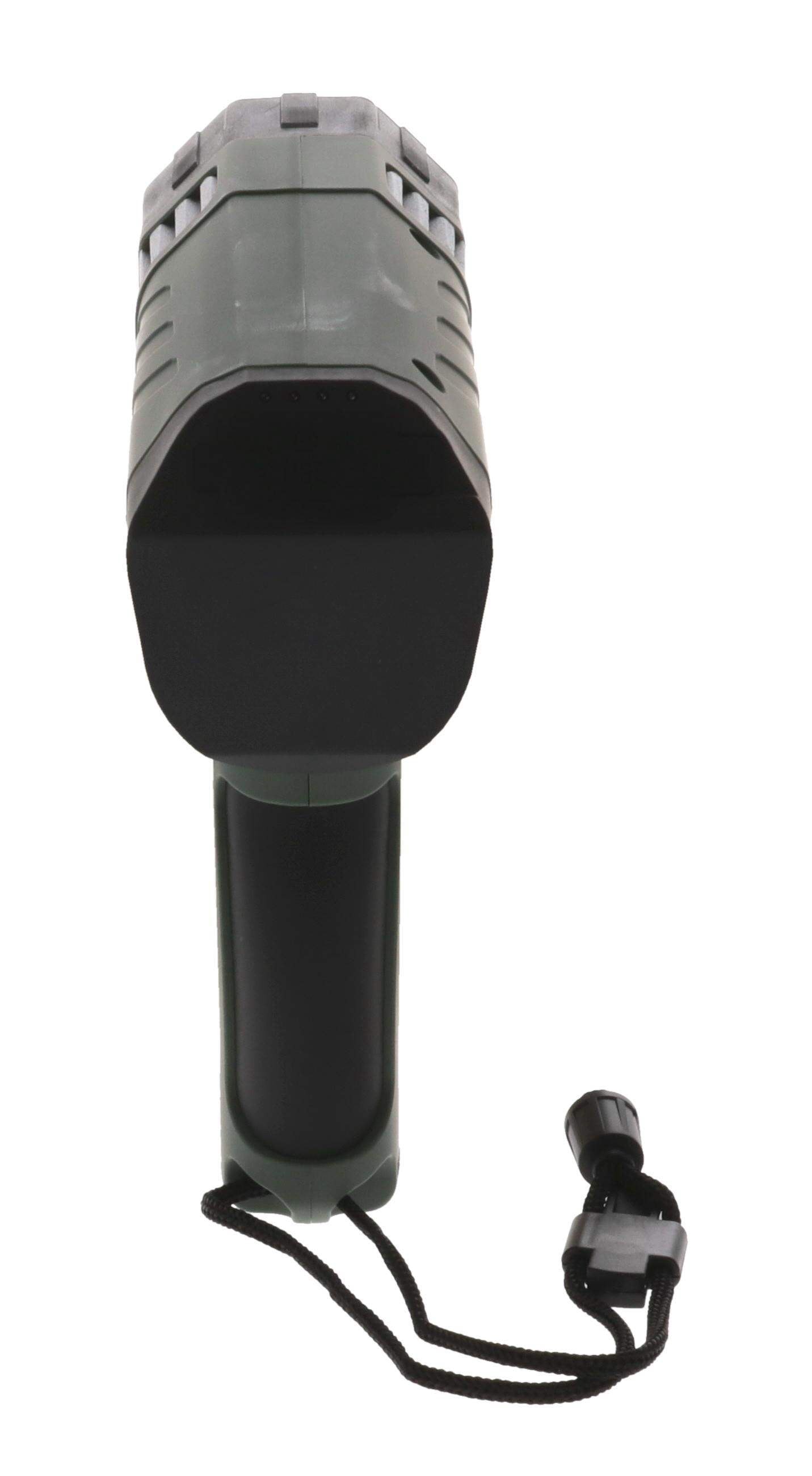 CYCLOPS REVO X-15 1500 Lumens Lighweight 4 Lighting Modes Rechargeable LED Handheld Spotlight | Emergency Whistle on lanyard & Detachable Red Lens Included