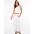thumbnail image 2 of Celebrity Pink Women's and Women's Plus Fleece Barrel Sweatpant, Sizes XS-4X, 2 of 7