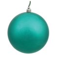 thumbnail image 1 of Vickerman 10" Teal Glitter Ball Ornament, 1 of 2