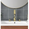 thumbnail image 5 of YZZY Widespread High Arc Bathroom Faucet Double Handle Brushed Gold Lavatory Vanity Basin Faucet 3 Holes Modern Bathroom Sink Faucet, 5 of 5