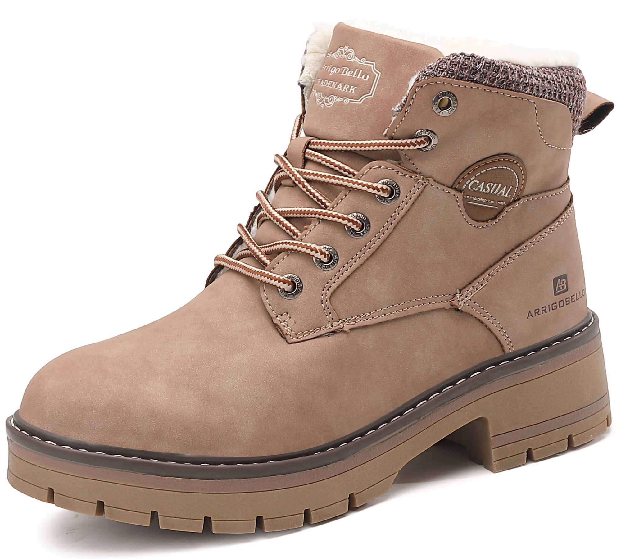 ARRIGO BELLO Women's Cute Winter Snow Boots Comfortable Snow Hiking