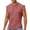 Pink, variant on Cotton Linen Tank Tops Men Lightweight Breathable Relaxed Fit Crewneck Sleeveless Shirt Athletic Workout Gym Tanks