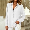 thumbnail image 4 of Njagoc3 Womens Button down Shirts Dress Shirts Oxford Shirts Long Sleeve Work Blouses Collared Tops Tunics with Pocket, 4 of 6
