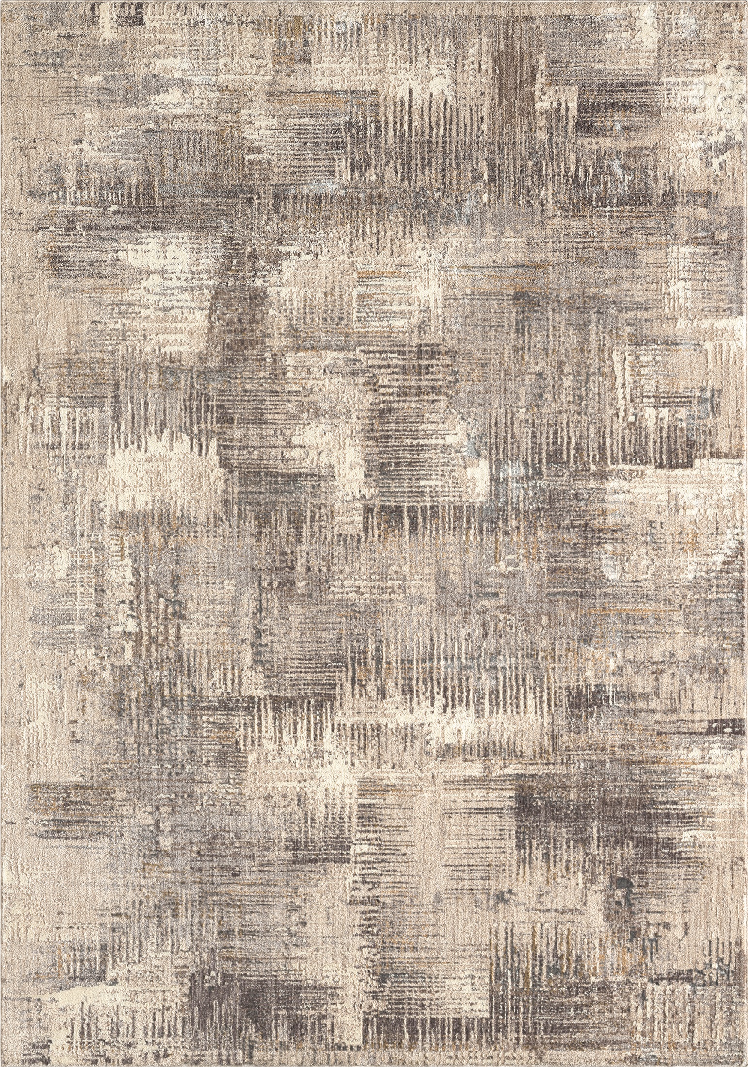 United Weavers Utopia Lorraine Contemporary Abstract Area Rug, Grey, 9'10" x 13'2"