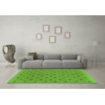 thumbnail image 3 of Ahgly Company Indoor Round Abstract Green Modern Area Rugs, 6' Round, 3 of 4