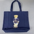 thumbnail image 3 of Bolso de compras con estampado de dibujos animados populares de Letian con espejo cruzado y oso, bolso de hombro, bolso de lona portátil, 3 of 6