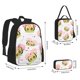 thumbnail image 2 of Disketp Avocado Lovers Mochila Estampada de Gran Capacidad con Lonchera y Estuche, Set de 3 Piezas para Estudiantes, 2 of 7
