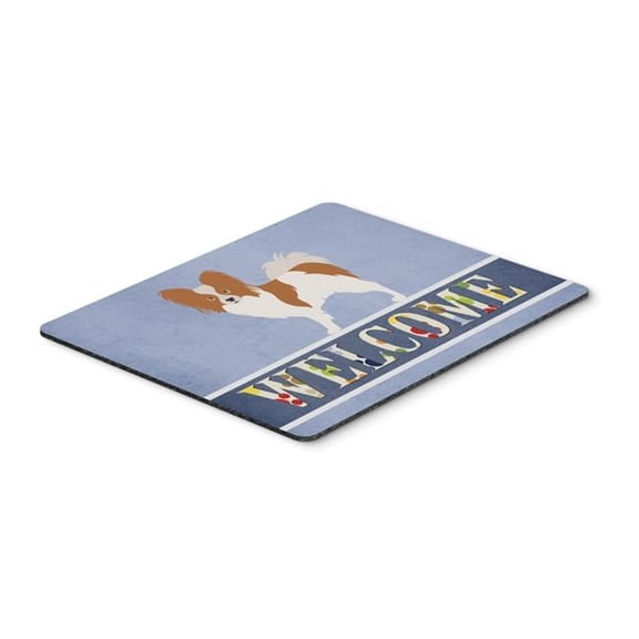 Carolines Treasures Papillon Welcome Mouse Pad - Hot Pad or Trivet