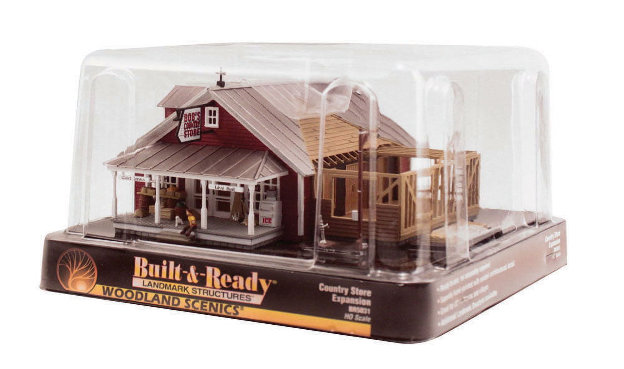 O Built-Up Country Store Expansion by Woodland Scenics Woodland Scenics HO Scale Built-Up Building⁄Structure Country