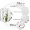 thumbnail image 6 of Marble Sage Green Waterproof Fabric Shower Curtain,Gold White Modern Gradient Ocean Wavy Waterproof Fabric Shower Curtain for Bathroom Curtains Bathtubs Shower Curtains with 12 Hooks Long 72x78in, 6 of 8