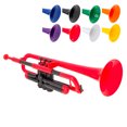 thumbnail image 2 of Pbone Plastic Trumpet 2.0, Red, 2 of 8