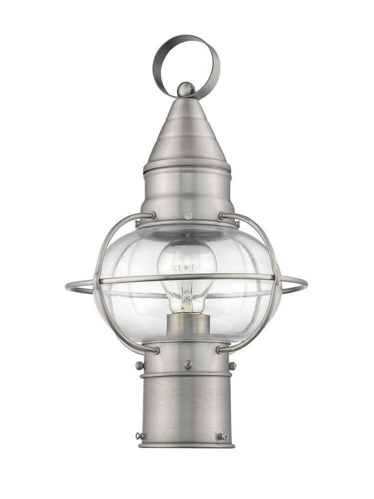 Livex Lighting - Newburyport - 1 Light Outdoor Post Top Lantern in Bohemian