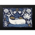 thumbnail image 2 of Brissonnet, Daphne 24x17 Black Modern Framed Museum Art Print Titled - Primitive Sea I Dark, 2 of 5