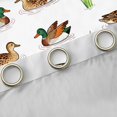 thumbnail image 4 of jejeloiu Country Farm Mallard Blackout Curtains Set of 2 (52x84 Each),White Brown Green Window Curtains For Boys Teens, 4 of 6