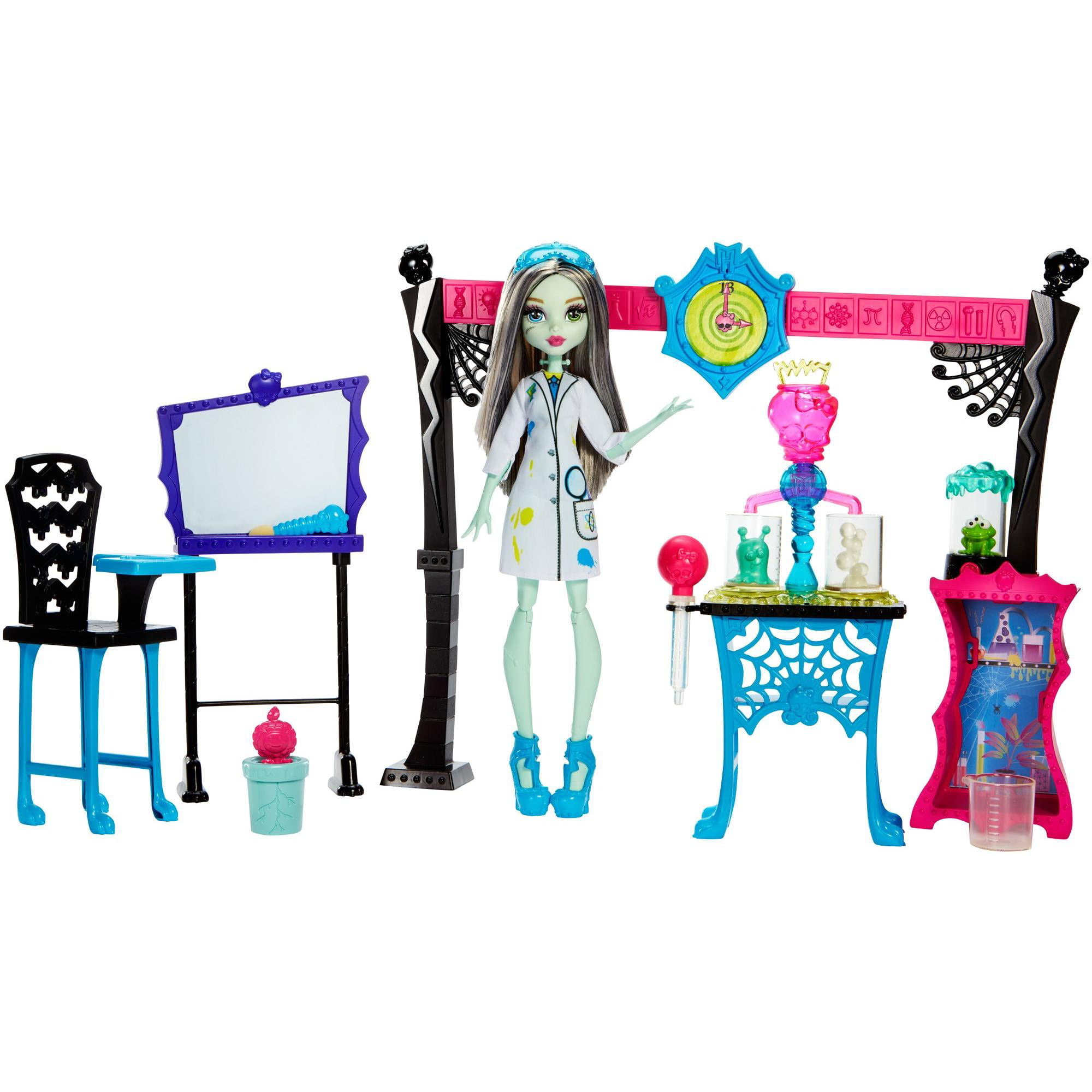 Monster High Skulltimate Science Class Playset With Doll Walmart