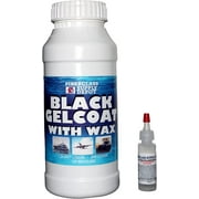 Black Gelcoat with Wax Quart with 15cc Hardener (MEKP)