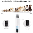 thumbnail image 3 of Luxmo Pet Dog Nail Grinders USB Charging Pet Nail Clippers for Dog Cat Paws Nail Grooming Trimmer Tools（White), 3 of 8