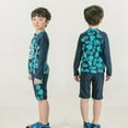 thumbnail image 4 of GYRATEDREAM Toddler Little Big Child Boys Rashguard Trunks Swimsuit Swimwear UPF 50+, 4 of 7