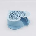 thumbnail image 4 of 20 caramelos con corte de rosa en forma de corazón con cinta, recuerdo de boda, regalo azul, 4 of 8