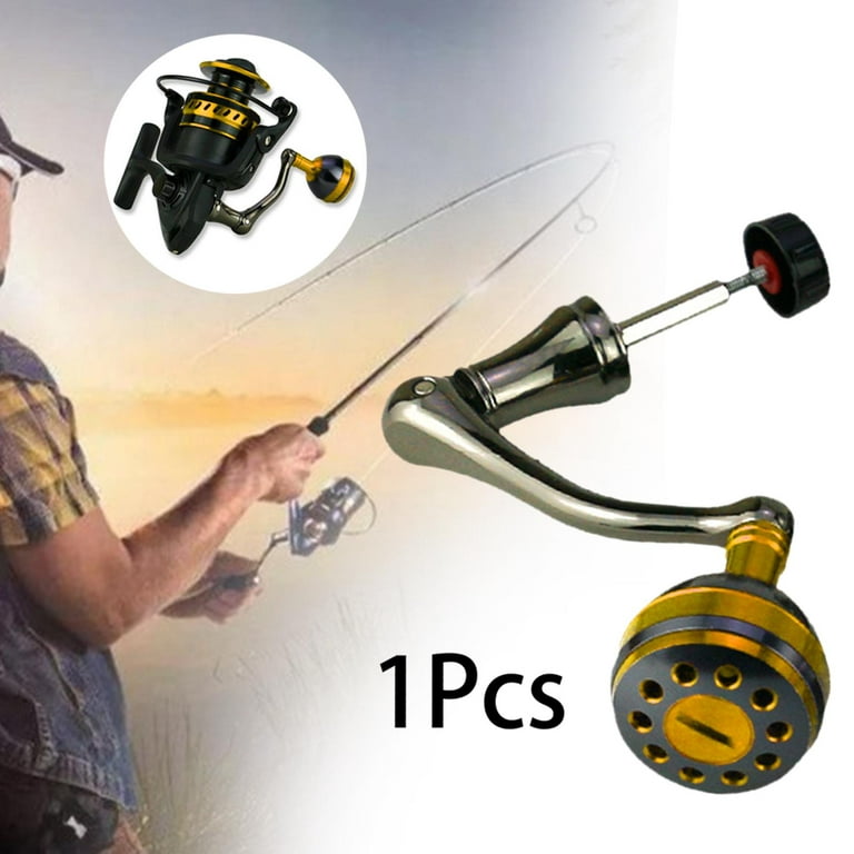 Fishing Reel Handle Grip Reel Replacement Handle Universal Power Reel  Handle Golden L