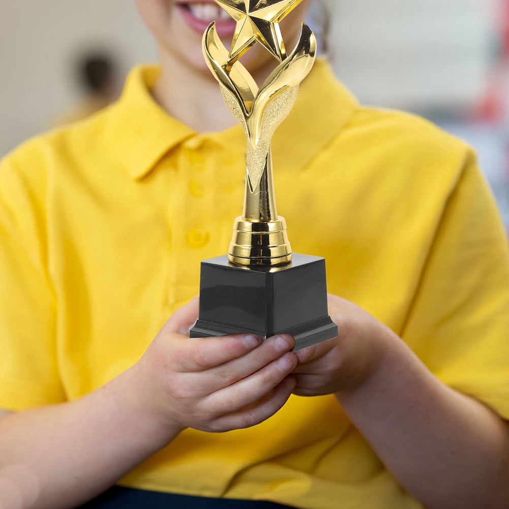 unbranded 2pcs Star Trophy Awards Plastic Trophies for Kids Competitions Achievements Parties Celebrations School Events Sports Tournaments