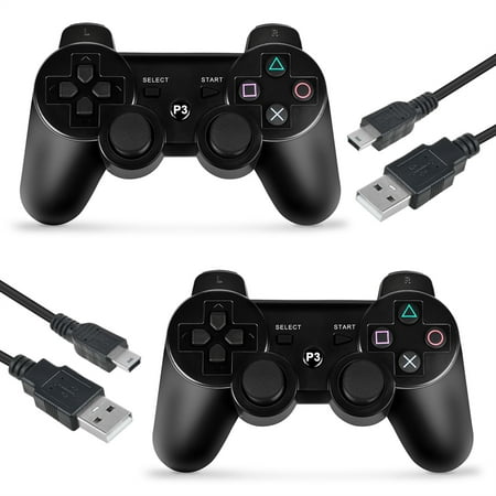 Wireless Controller For Ps3 Sony With Charger Cable Ablegrid