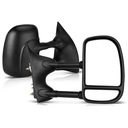 Ledkingdomus 2pc Tow Mirrors for 1999-2016 Ford F250 F350 F450 F550 Super Duty Manual Folding