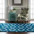 thumbnail image 3 of Claremont Octagon Blue/Creame Rug, Multiple Sizes, 3 of 4