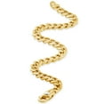 thumbnail image 3 of Pompeii Men's Cuban Link 14k Gold (32gram) or Platinum (49gram) 7mm Bracelet 8.5" (,), 3 of 3