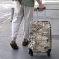 thumbnail image 2 of Travel Luggage Cover Suitcase Protector Fits 18-32 Inch Luggage Wheel Covers Patterned Travel Related Items Flower Luggage Protector Elastic Luggage Anti-scratch Suitcase Cover L, 2 of 5