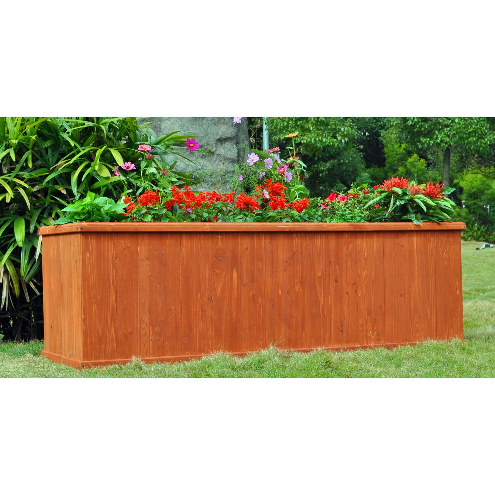Greenstone Monarch Rectangular Cedar Planter