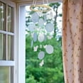 thumbnail image 4 of Natural Wind Chime Wooden Butterfly Shell Colorful Hanging Balcony Bedroom Wall Window Home Decor Lightweight Romantic Fresh Decorative Accent Multiple Color Styles Outdoor Indoor, 4 of 6