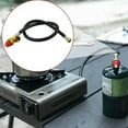 26Inch Fuel Propane Gas Portable Camping Stove Replacement Regulator with Hose Convert to 1LB