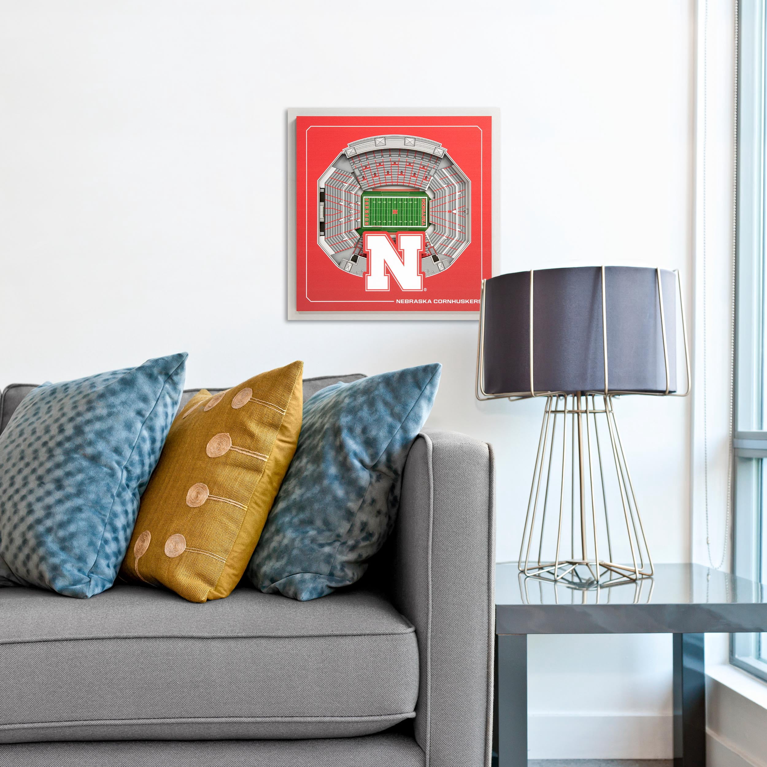 YouTheFan NCAA Nebraska Cornhuskers Stadium Series 3D Wall Art
