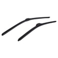 thumbnail image 2 of TRQ Silicone Coated Water Repellent Wiper Blades, 19in and 24in Automotive Windshield Wipers (Set of 2), 2 of 8