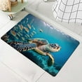 thumbnail image 6 of Diatomaceous Earth Bath Mat,Underwater Wild Turtle Non-Slip Volume Super Absorbent Fast Drying for Bathroom Kitchen Door mat,Eco-Friendly Easy to Clean 16×24Inch (40 * 60cm), 6 of 6