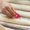 thumbnail image 6 of Professional Bread Scoring Knife | Dough Cutter Tool for Baking | 7x3x1cm Stainless Steel Blade | Magnetic Storage | Pattern Design for Baguettes & Pastries, 6 of 7