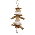 thumbnail image 3 of Prevue Pet Products Naturals Clown Bird Toy with Rope and Paper, 3 of 4